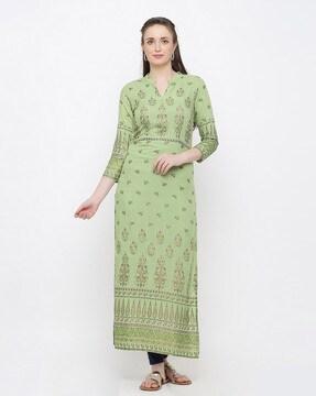 indian print kurta