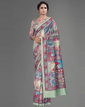 indian print saree