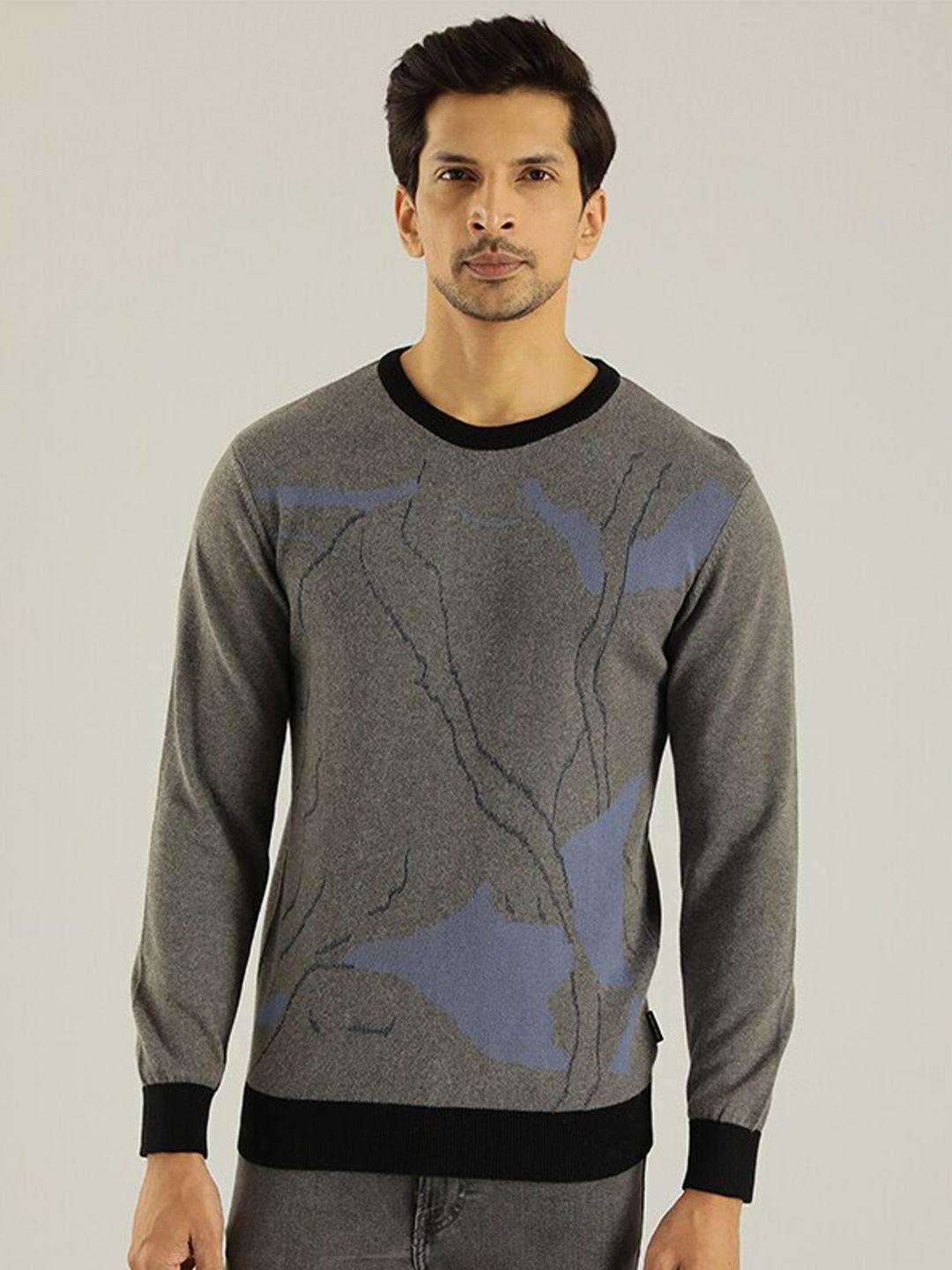 indian terrain abstract printed pure cotton pullover