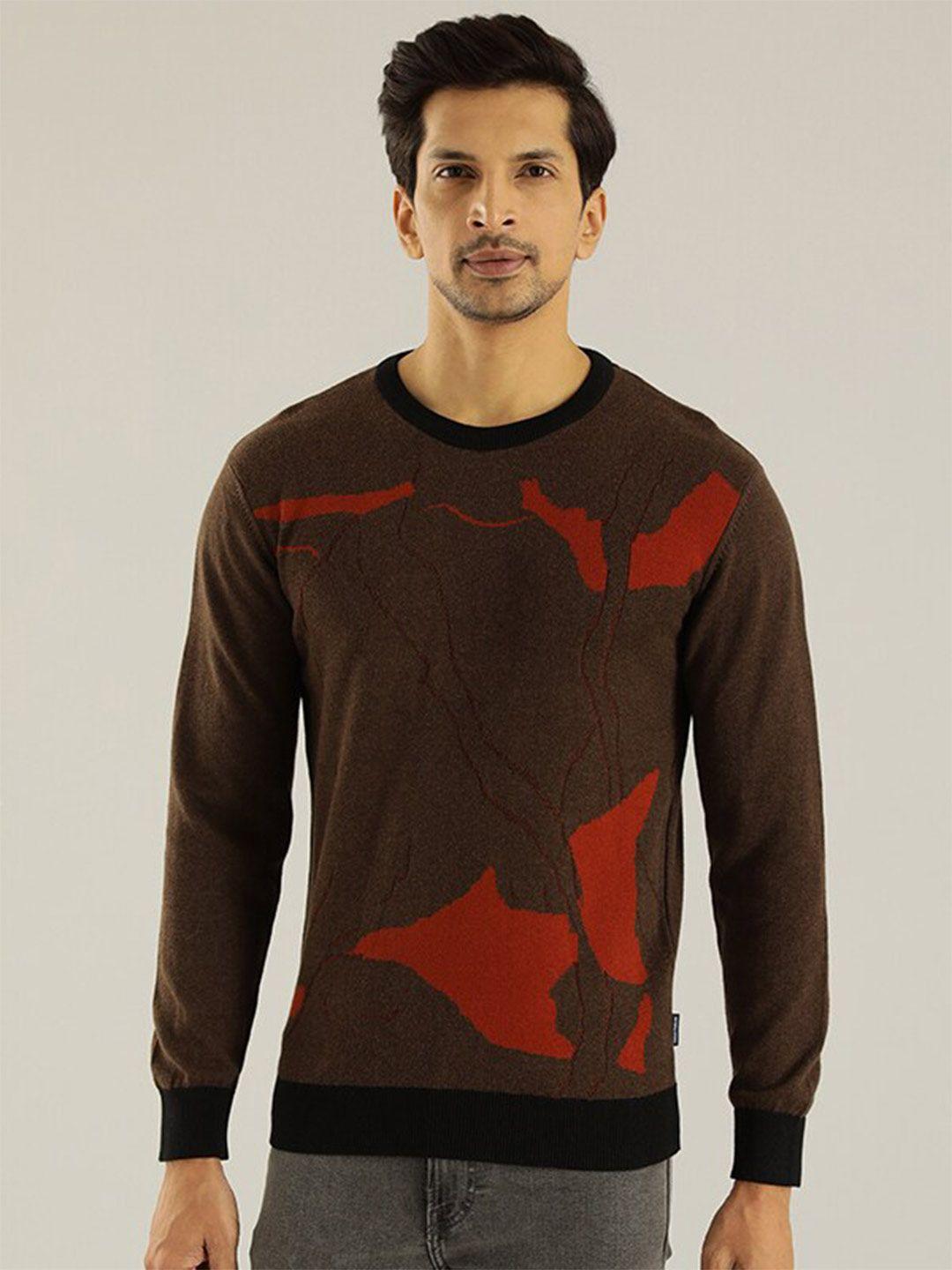 indian terrain abstract printed pure cotton pullover