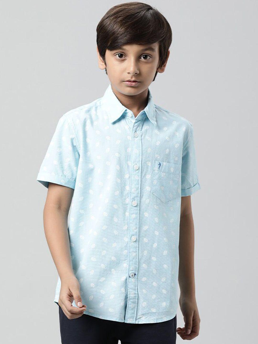 indian terrain boys blue casual shirt