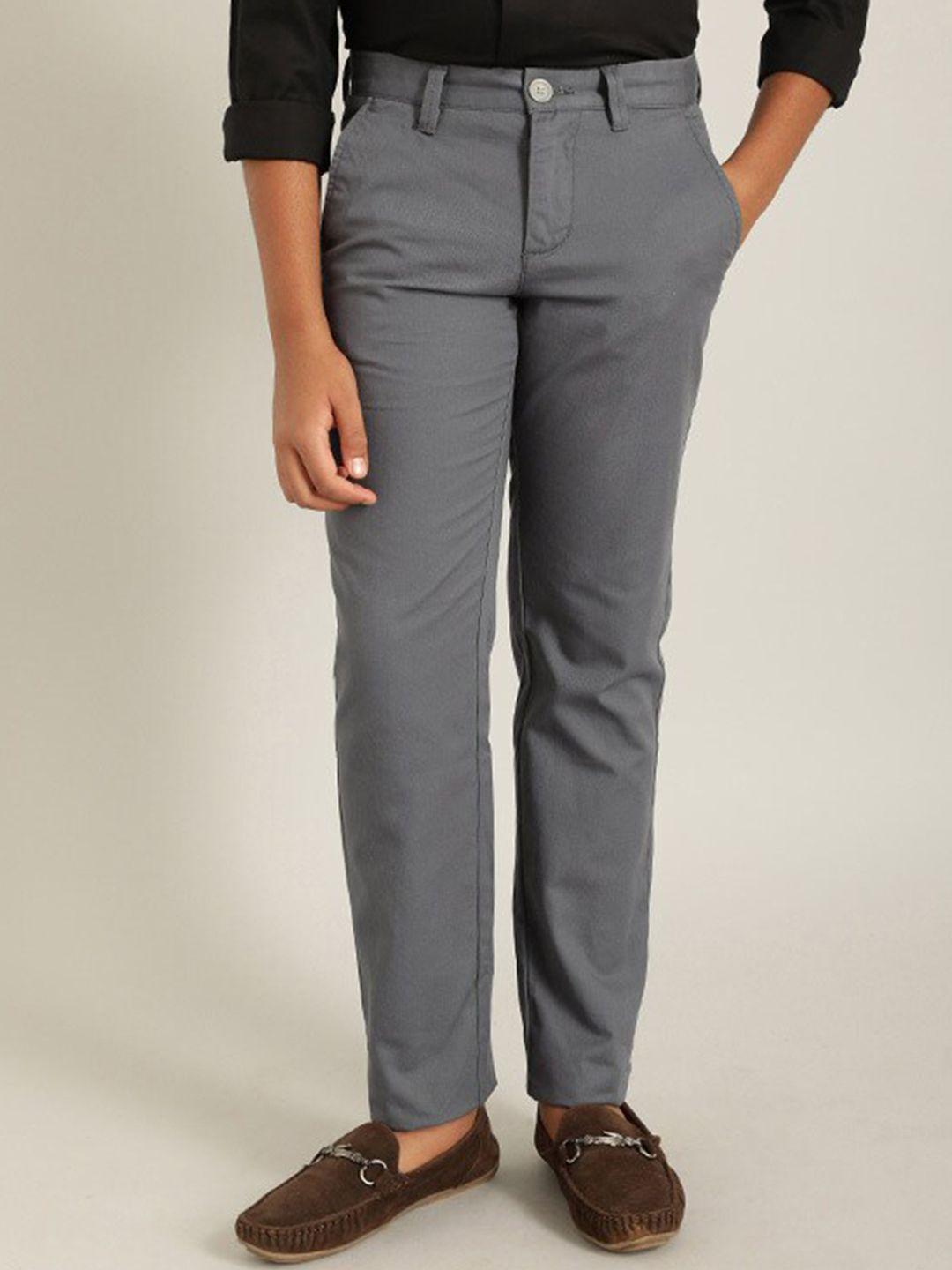 indian terrain boys blue smart chinos trousers
