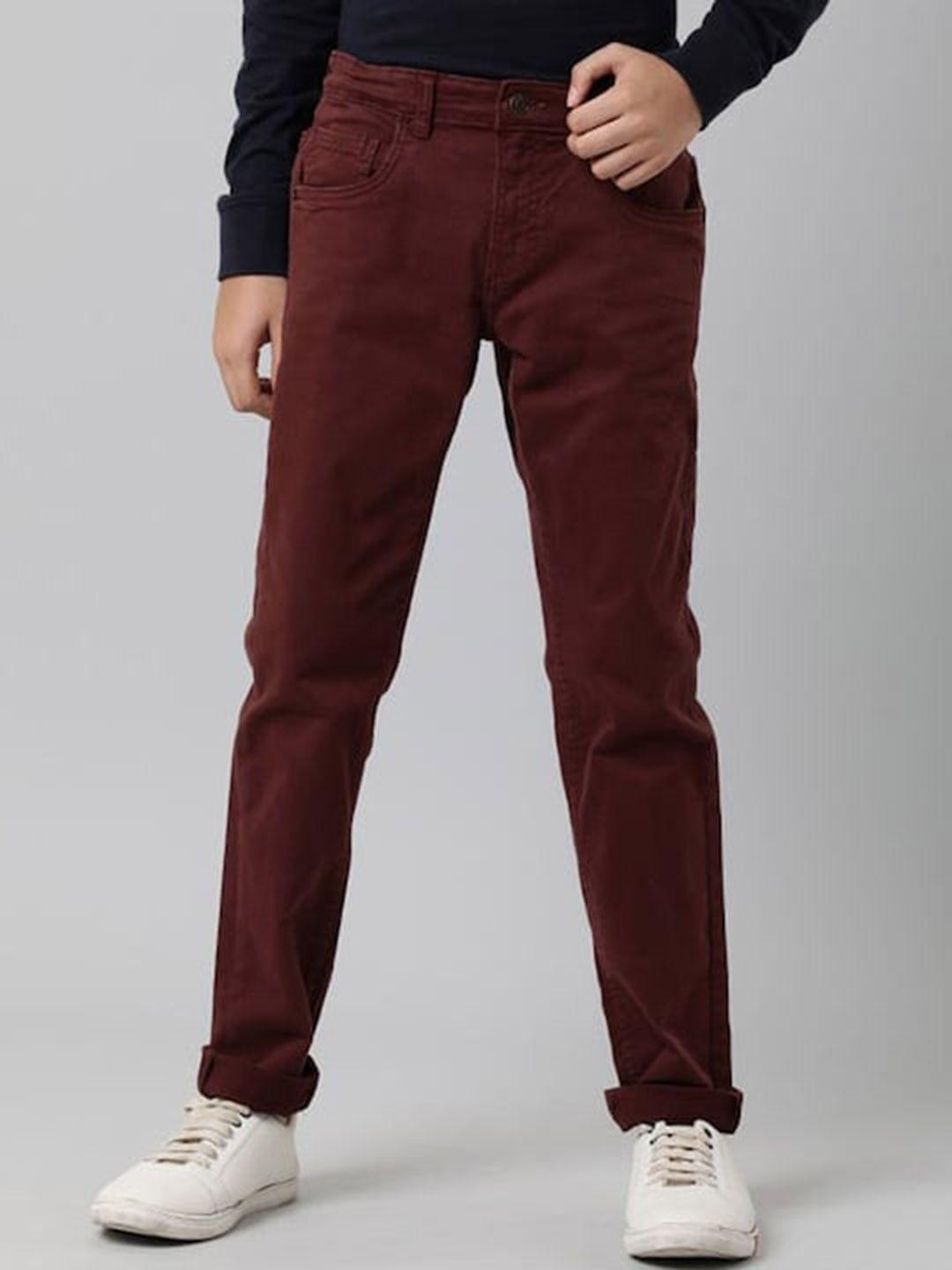 indian terrain boys mid rise clean look stretchable jeans