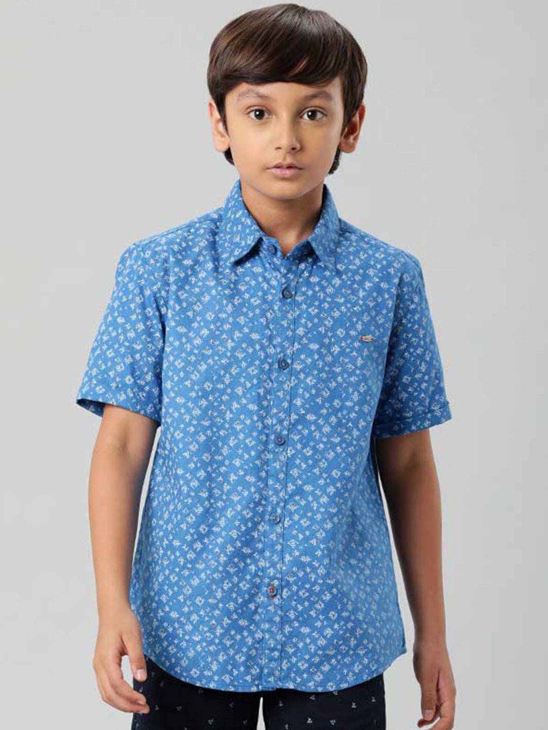 indian terrain boys printed casual shirt