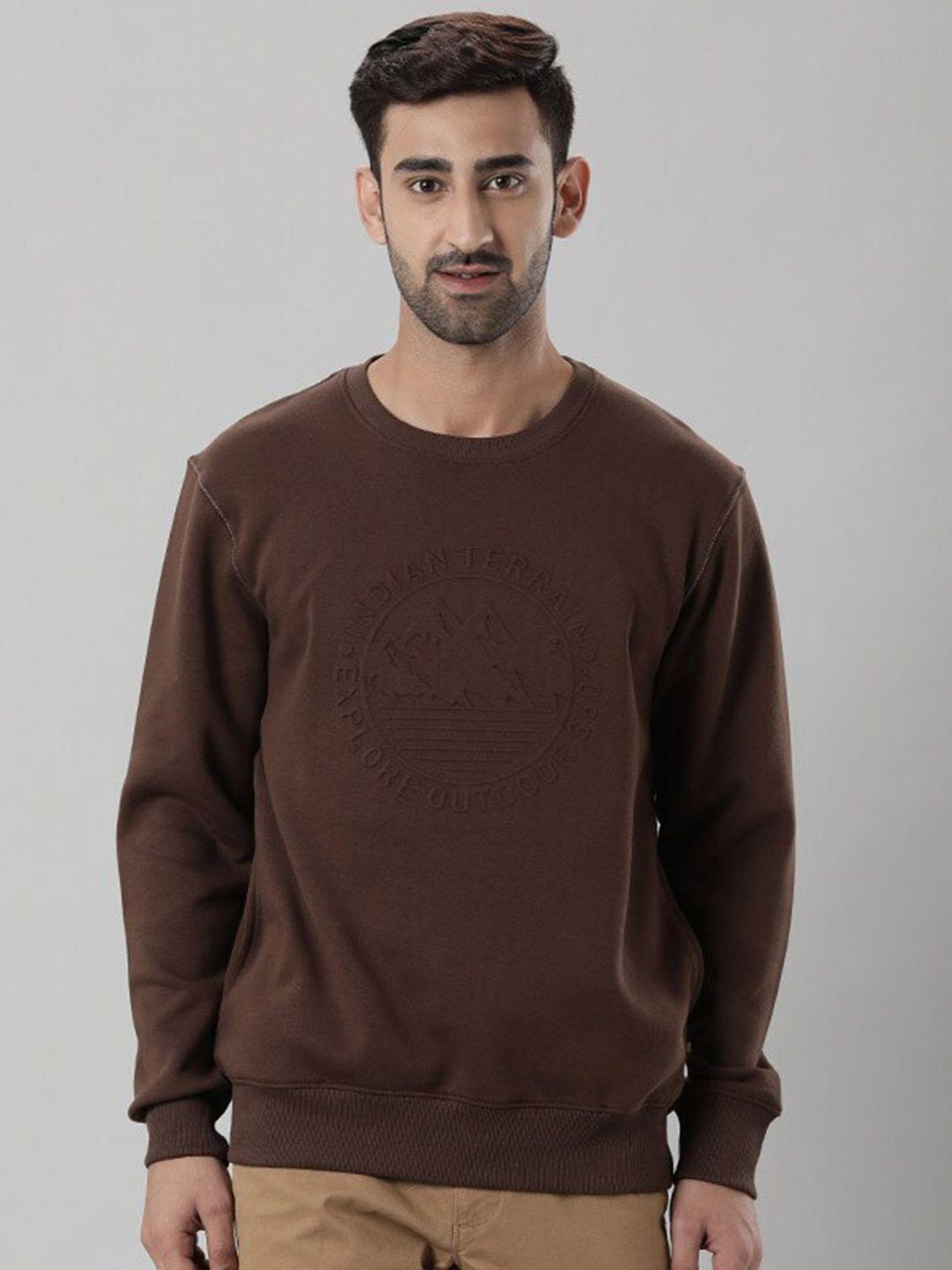 indian terrain brand logo printed pullover