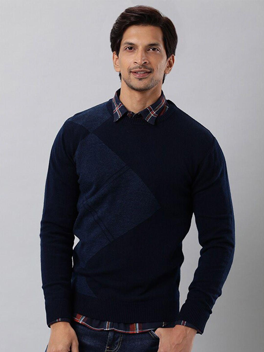 indian terrain checked acrylic pullover sweaters