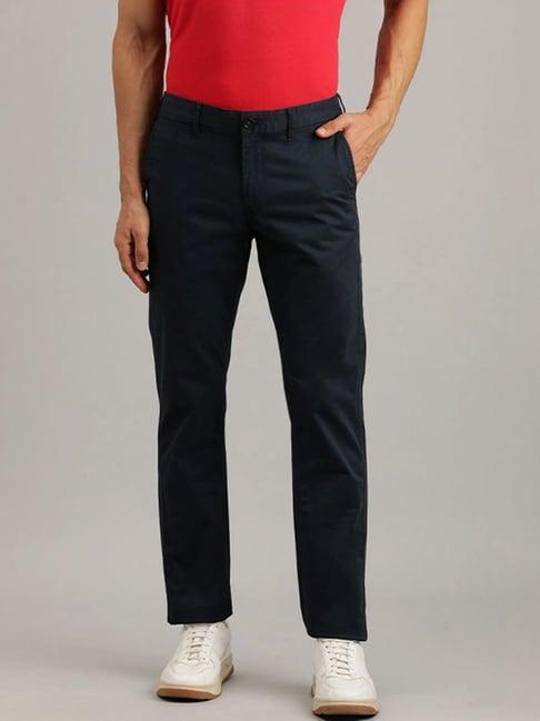 indian terrain dark teal slim fit trousers