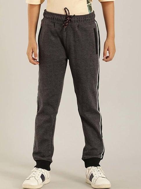 indian terrain kids grey regular fit joggers