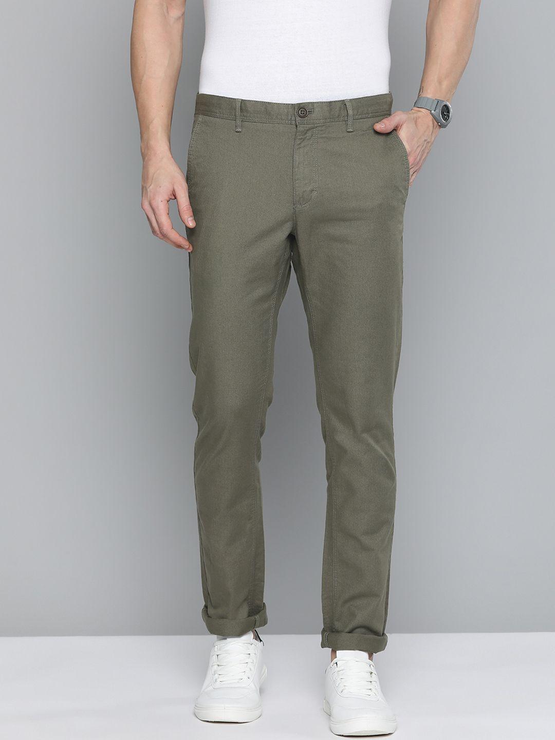 indian terrain men brooklyn slim fit chinos trousers