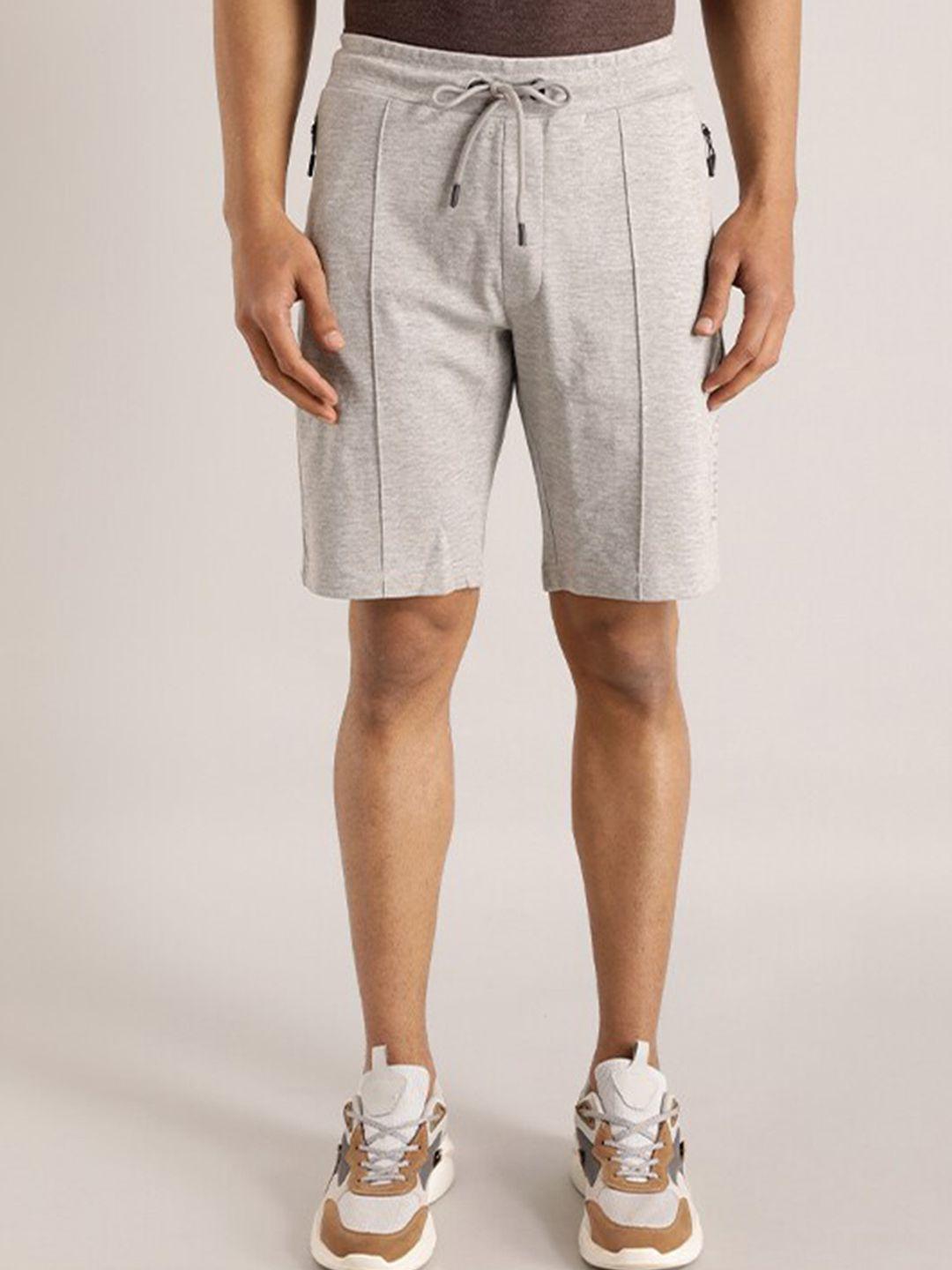 indian terrain men grey fashion shorts