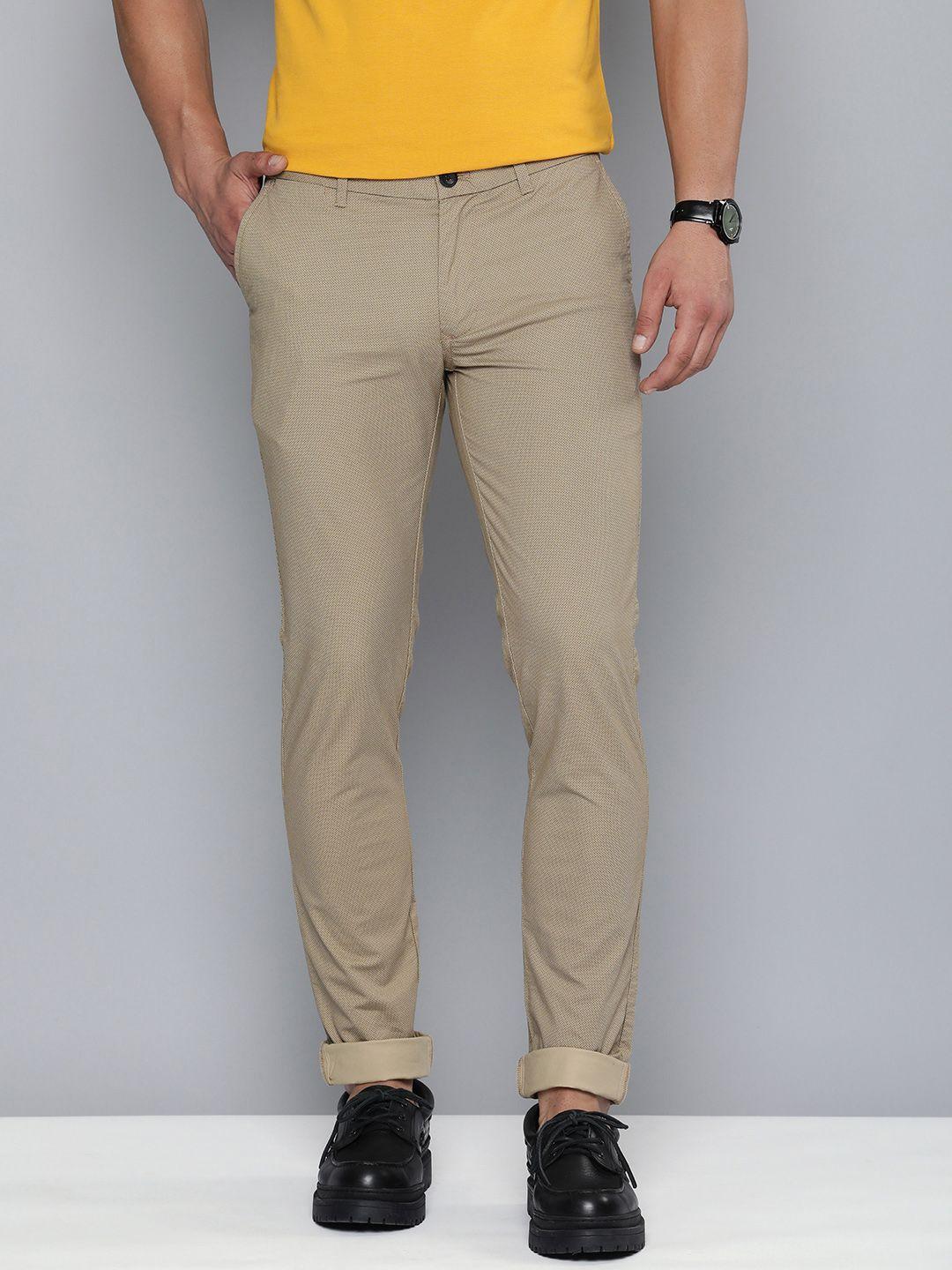 indian terrain men kruger skinny fit trousers