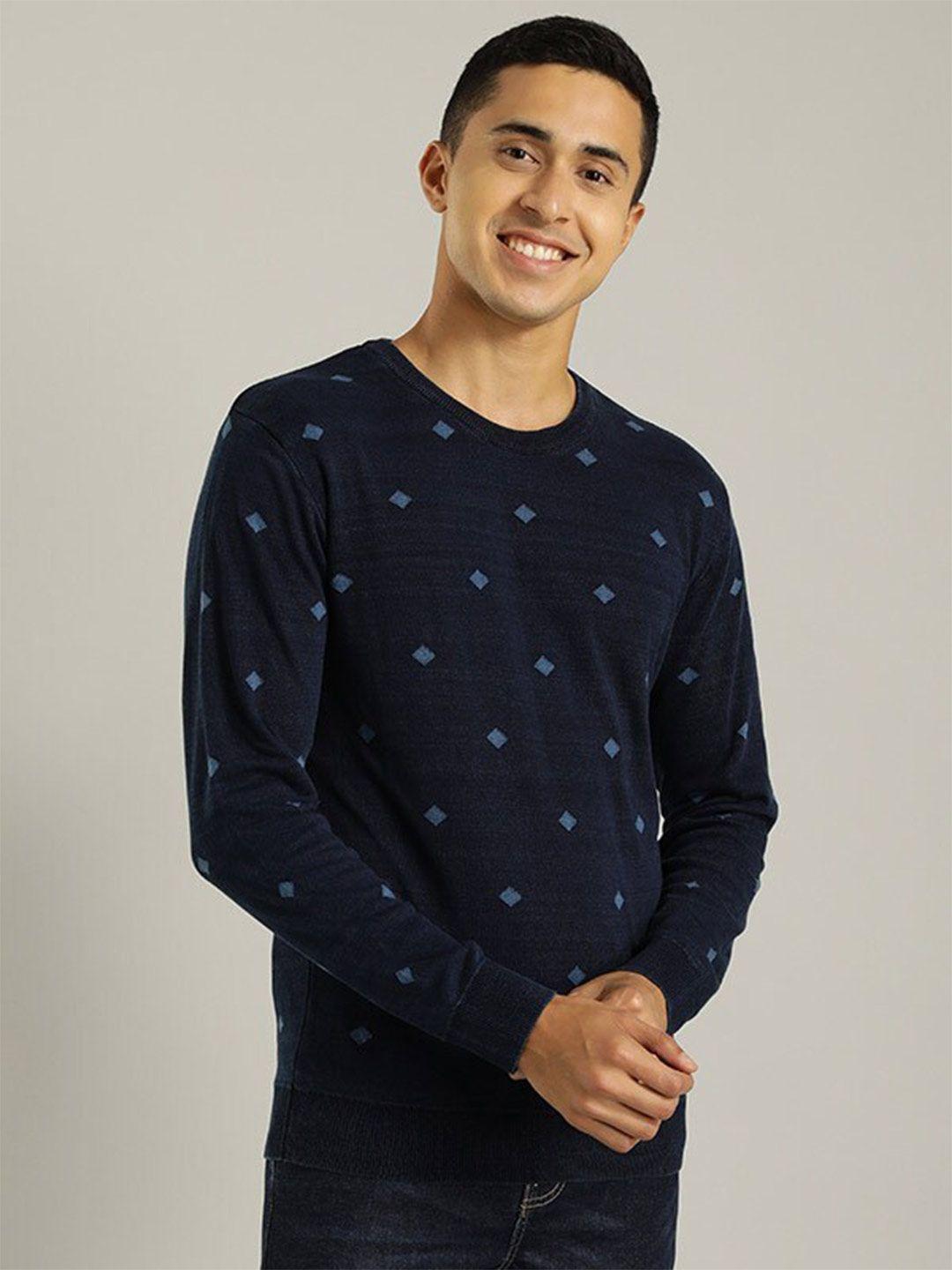 indian terrain men printed pure cotton sweatshirt