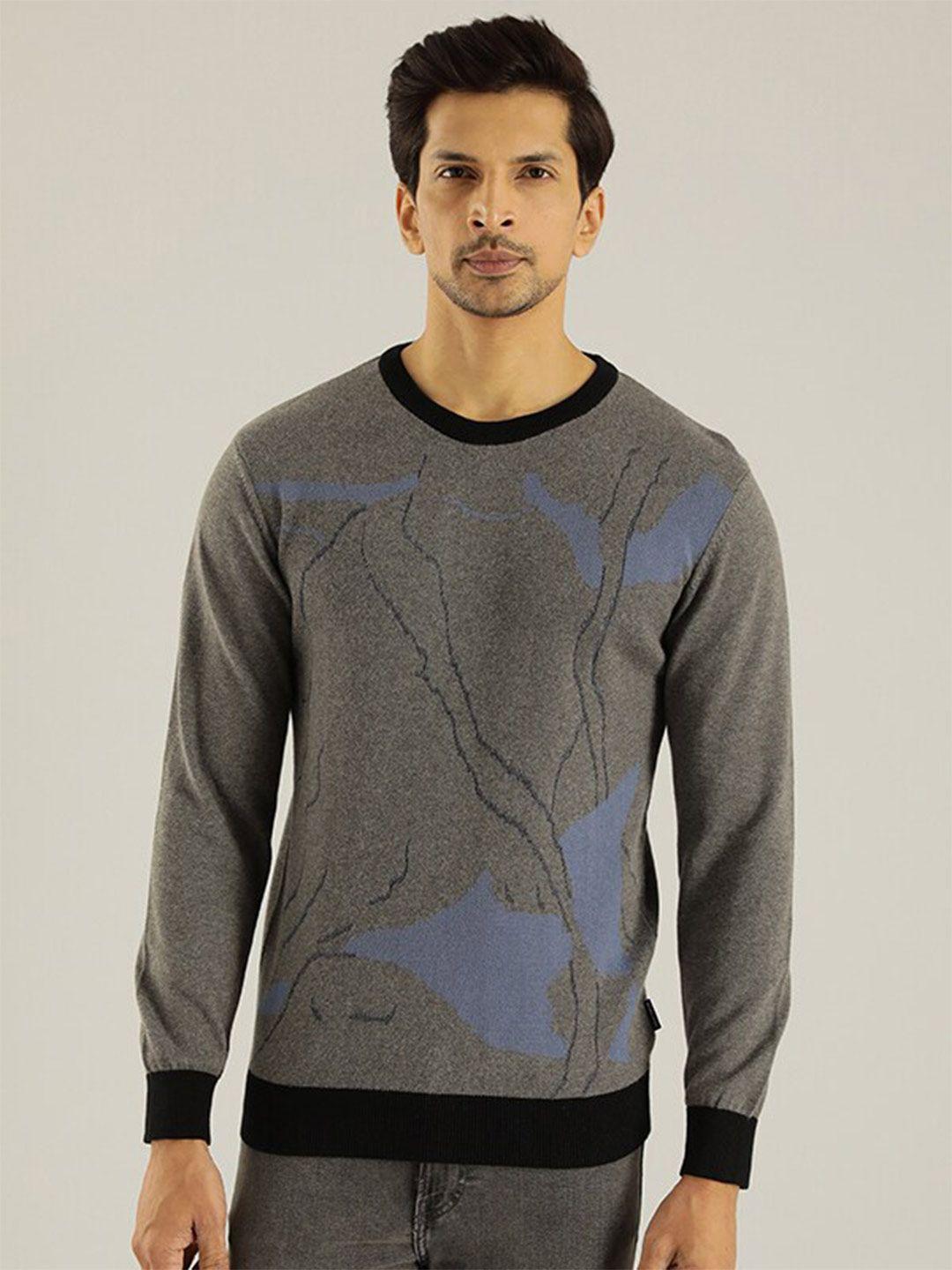 indian terrain men printed pure cotton sweatshirt