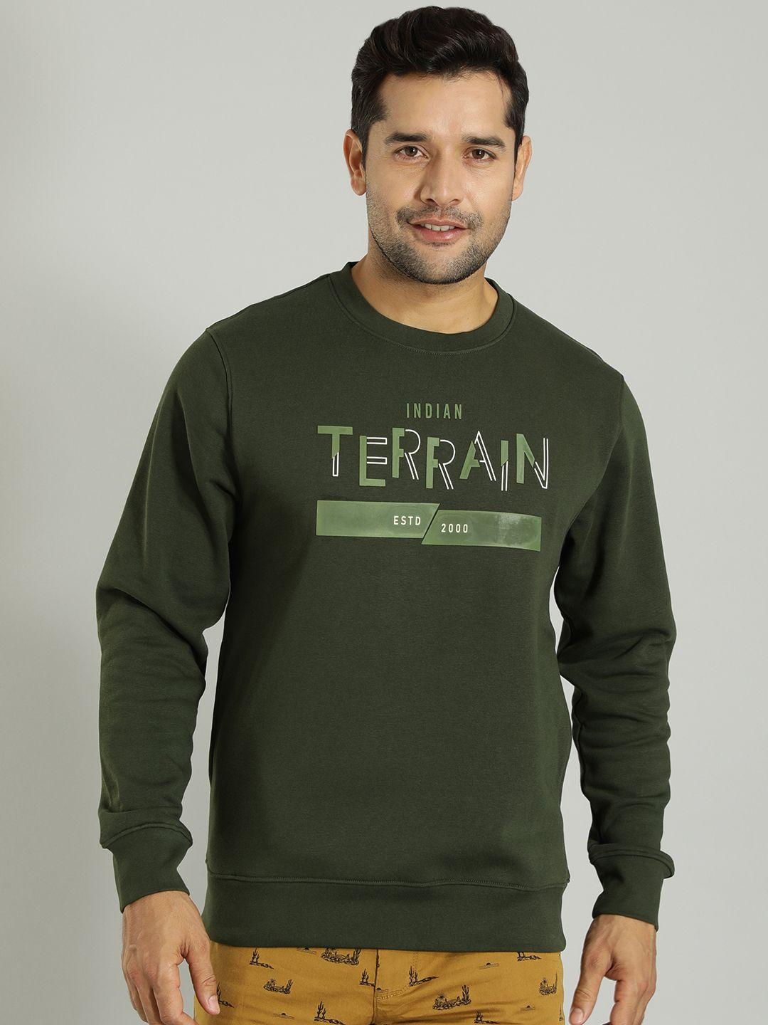 indian terrain men printed sweatshirt