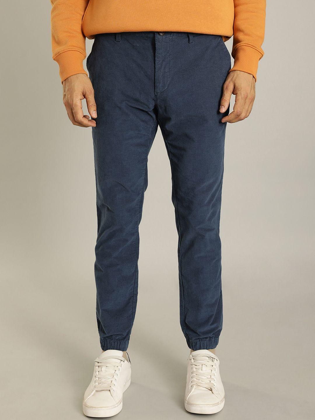 indian terrain men urban - c mid-rise tapered fit jogger