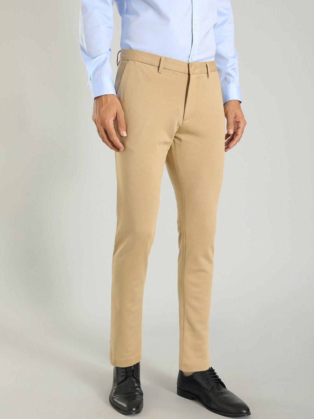 indian terrain men urban - c tapered fit formal trousers