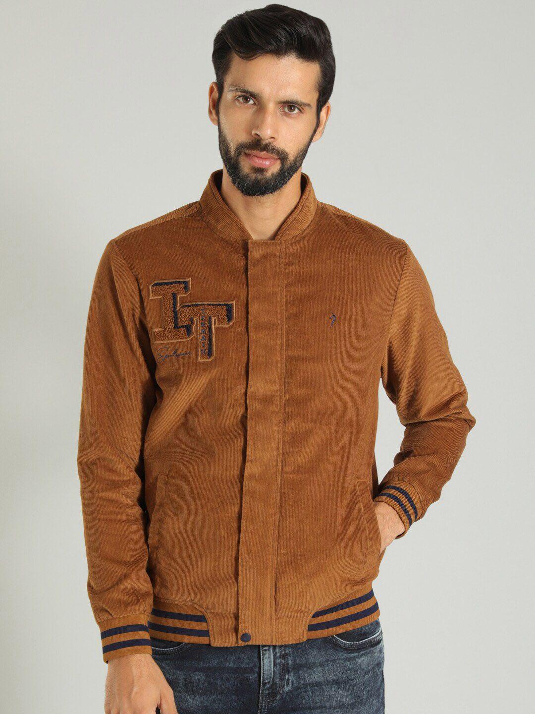 indian terrain mock collar lightweight pure cotton tailored jacket