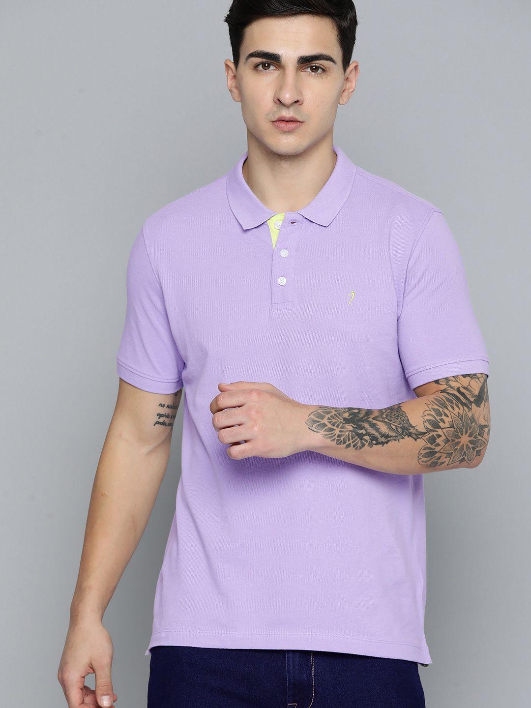 indian terrain polo collar pure cotton t-shirt