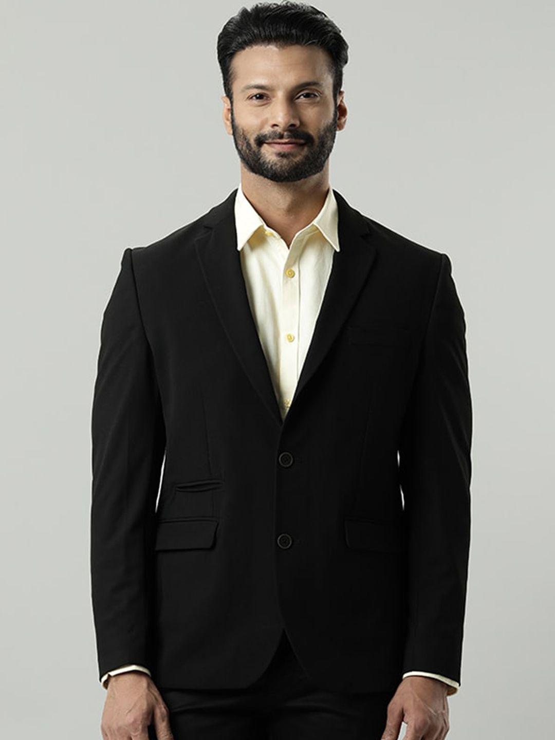 indian terrain regular-fit single breasted blazer