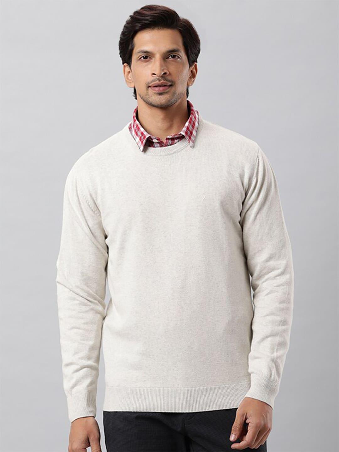 indian terrain round neck long sleeves pullover