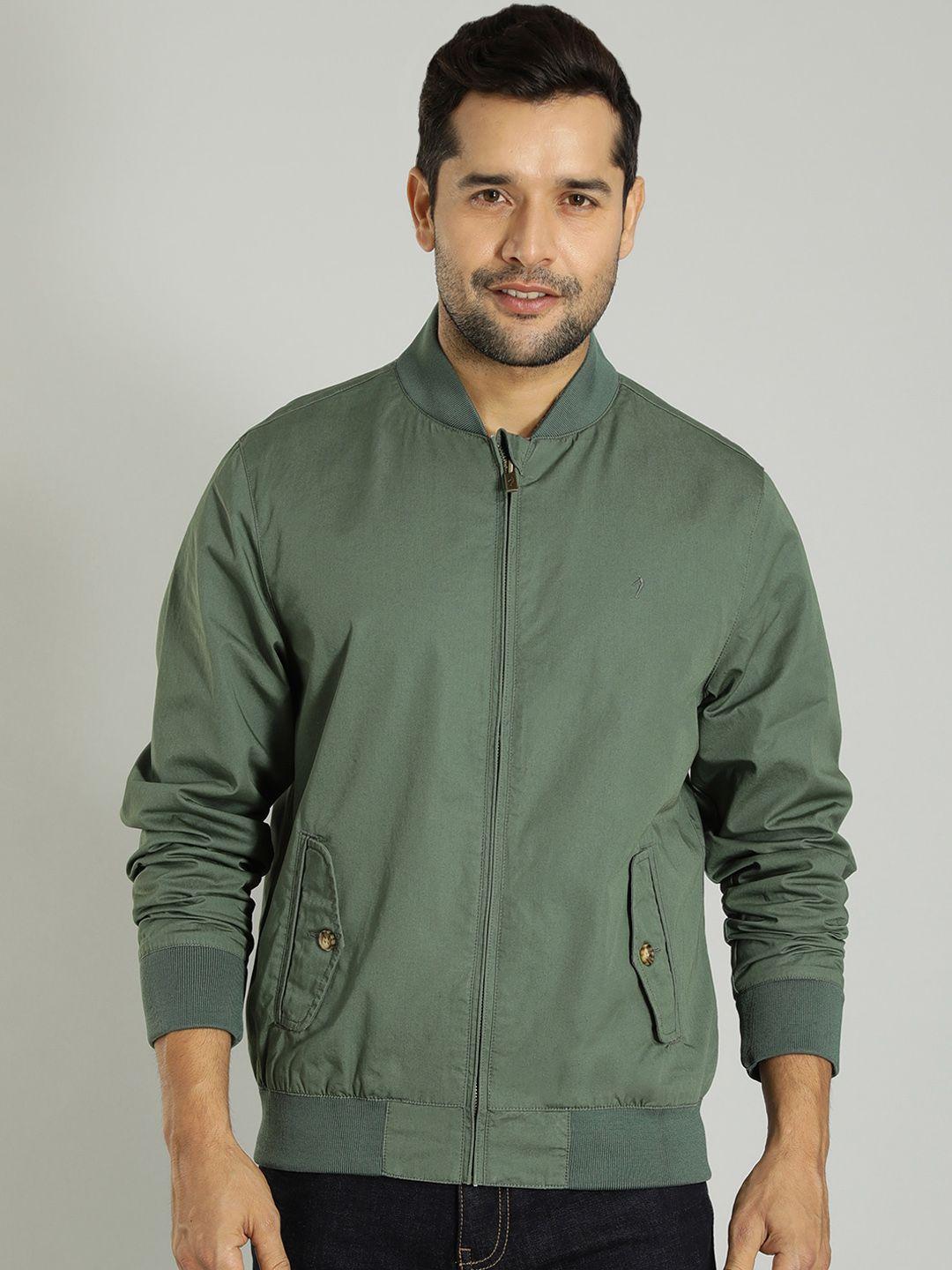 indian terrain stand collar lightweight long sleeves bomber jacket