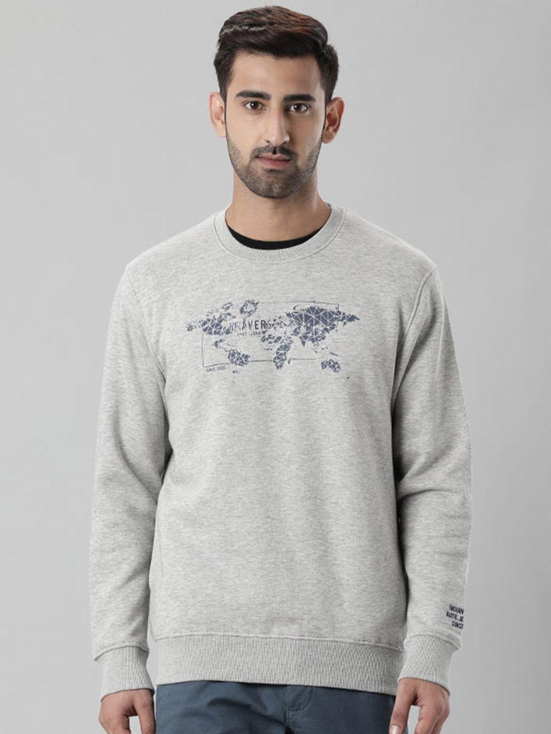 indian terrain typography printed sweatshirt