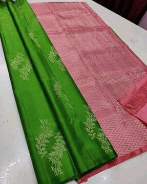 indian traditional saree with blouse piece