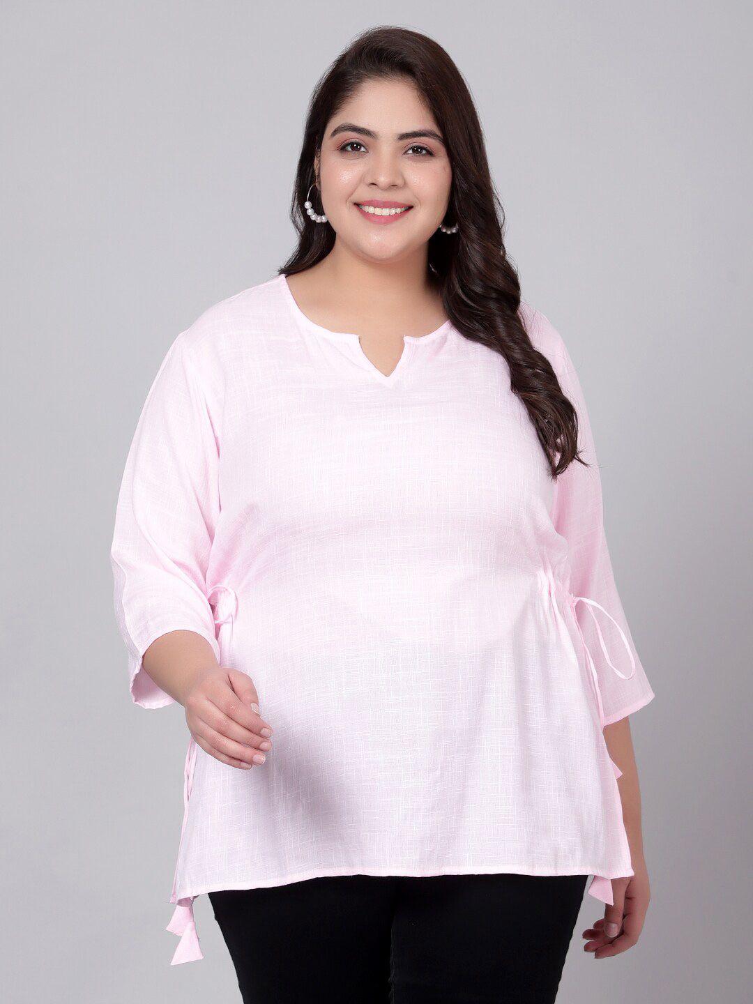 indietoga woman pink kurti