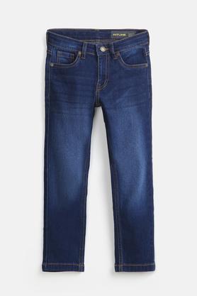 indigo distressed jeans for boys - indigo