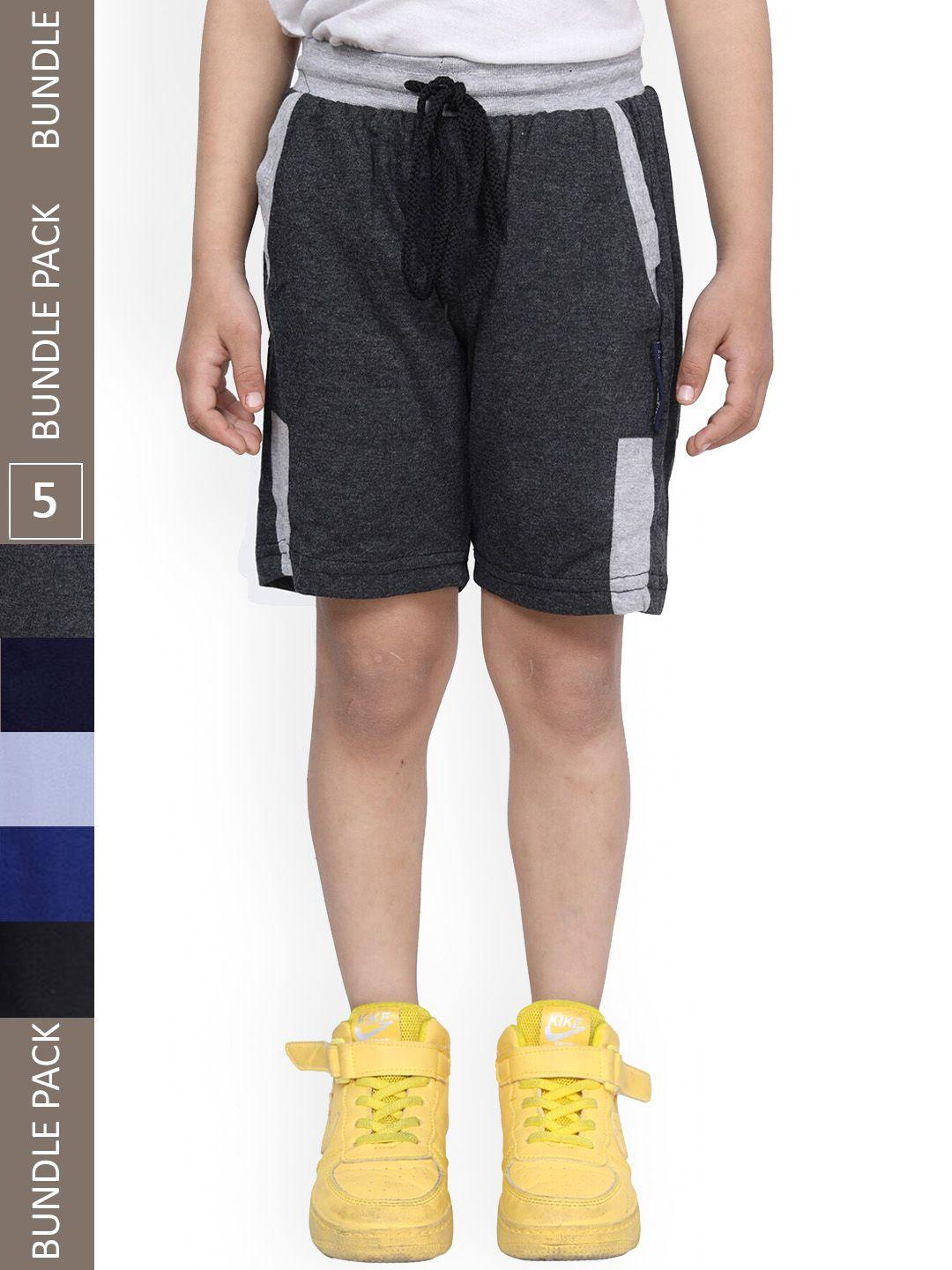 indiweaves-boys-pack-of-5-high-rise-cotton-shorts