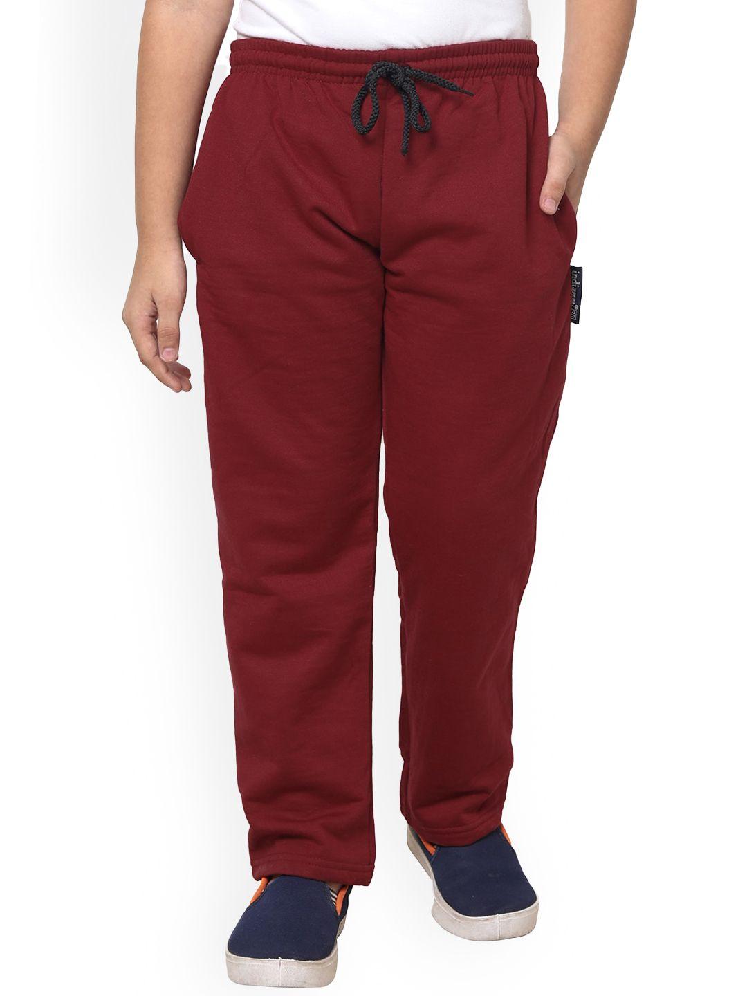 indiweaves boys mid-rise fleece track pant