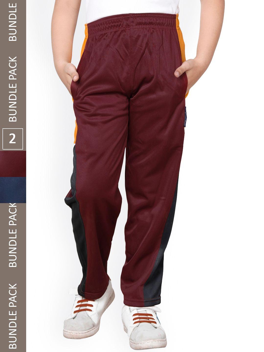 indiweaves boys pack of 2 track pants