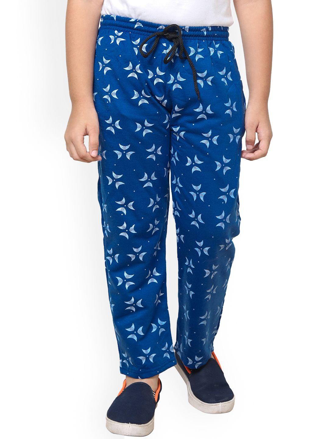 indiweaves boys printed fleece track pants