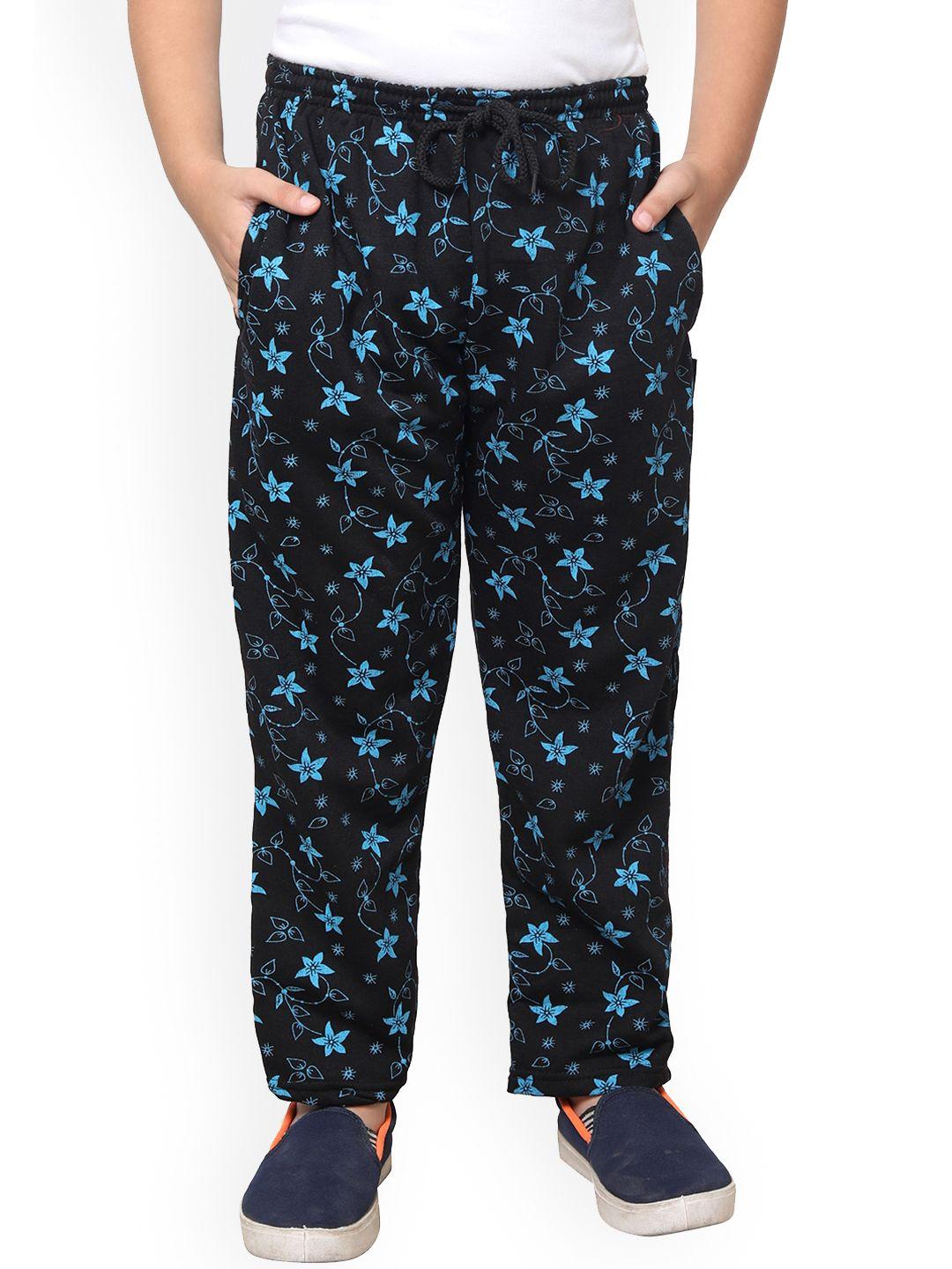 indiweaves boys printed fleece track pants