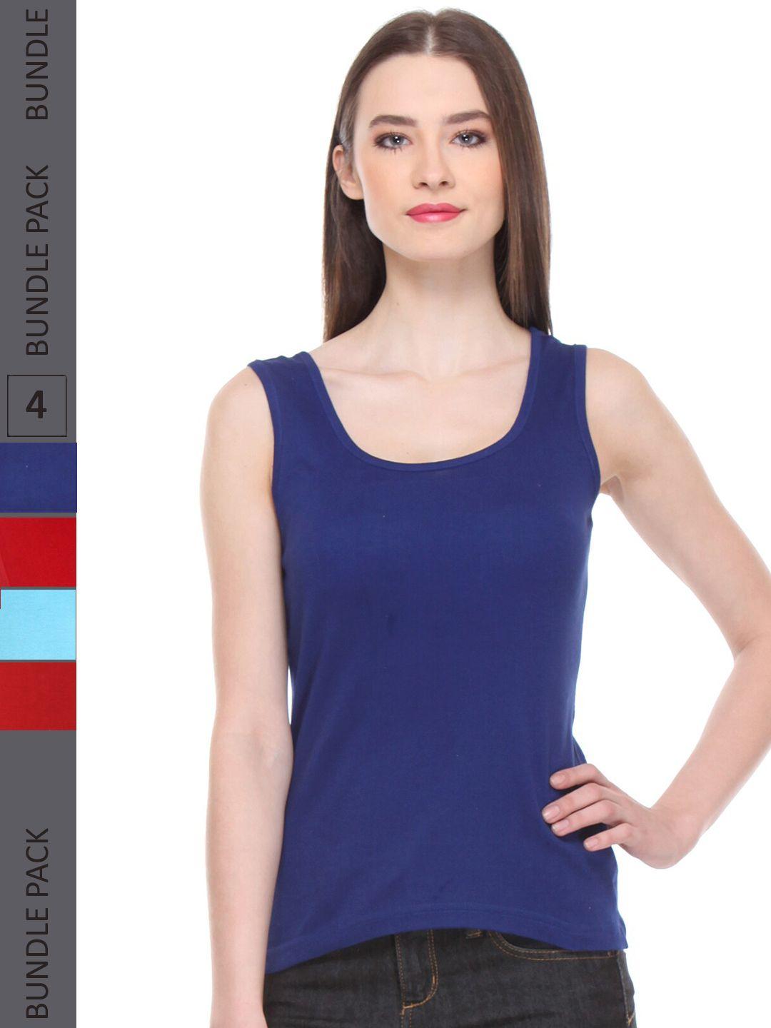 indiweaves multicoloured cotton tank top