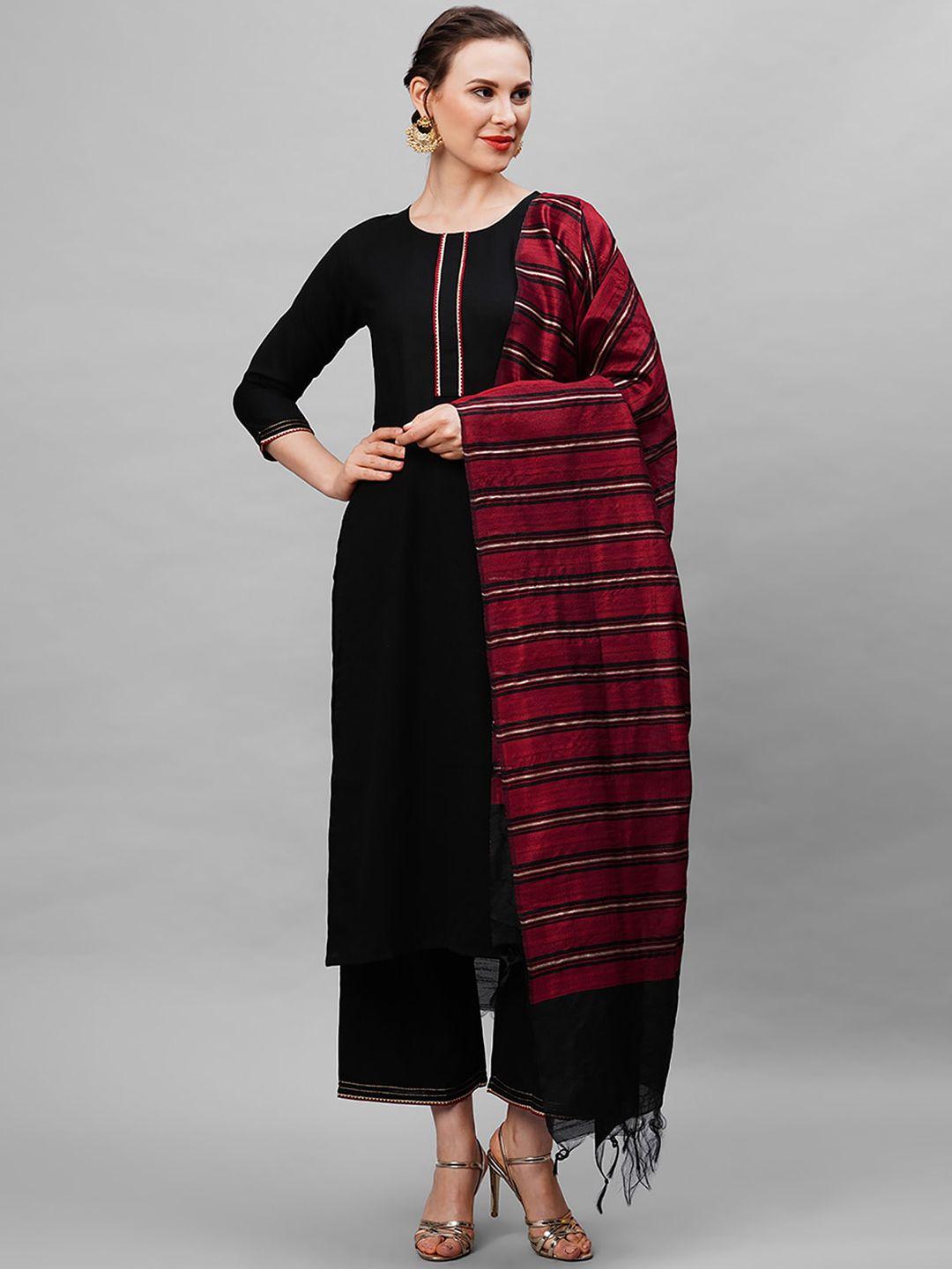 indo era gotta patti kurta with palazzos & dupatta