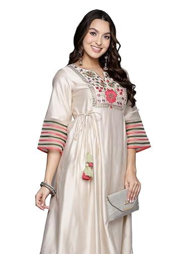 indo era rayon women's liva embroidered a-line salwar suit set (ks9wh4918s_white_s-size)