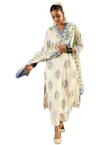 indo era white printed straight kurta & pant with dupatta set (kh0wh6170_medium)