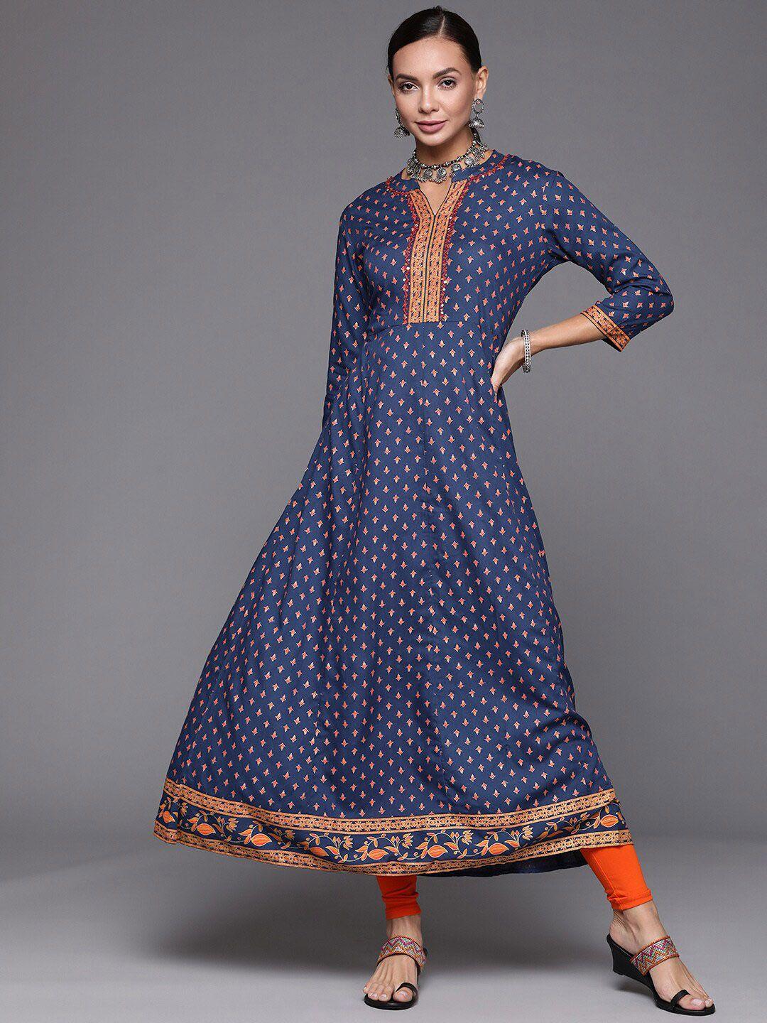 indo era women ethnic motifs printed kurta