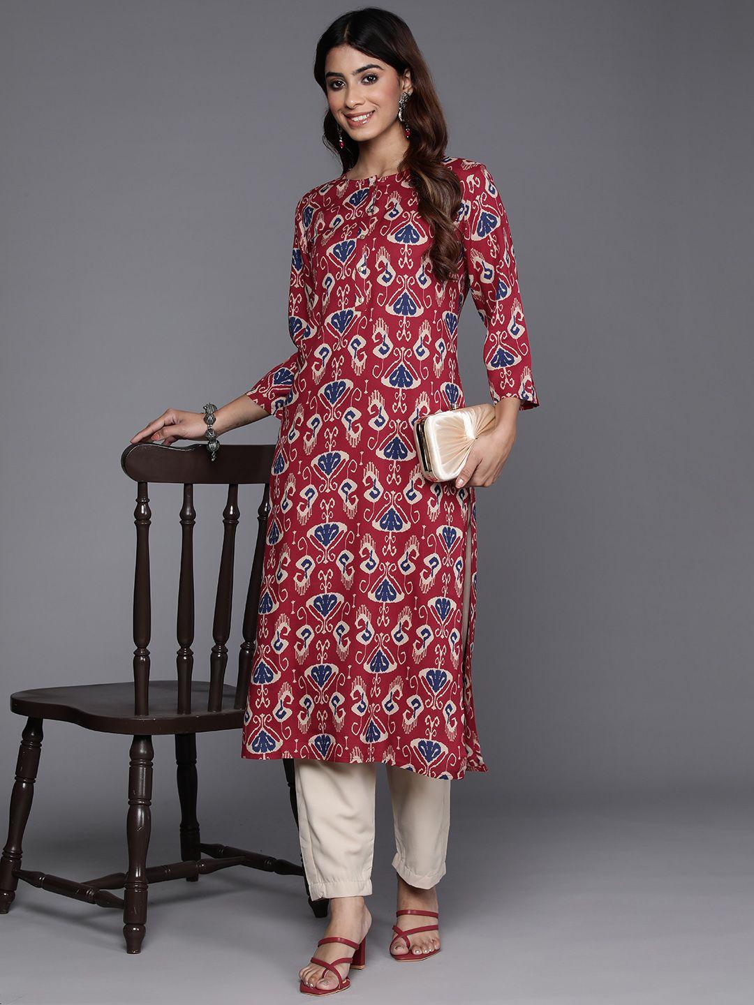 indo era women printed kurta