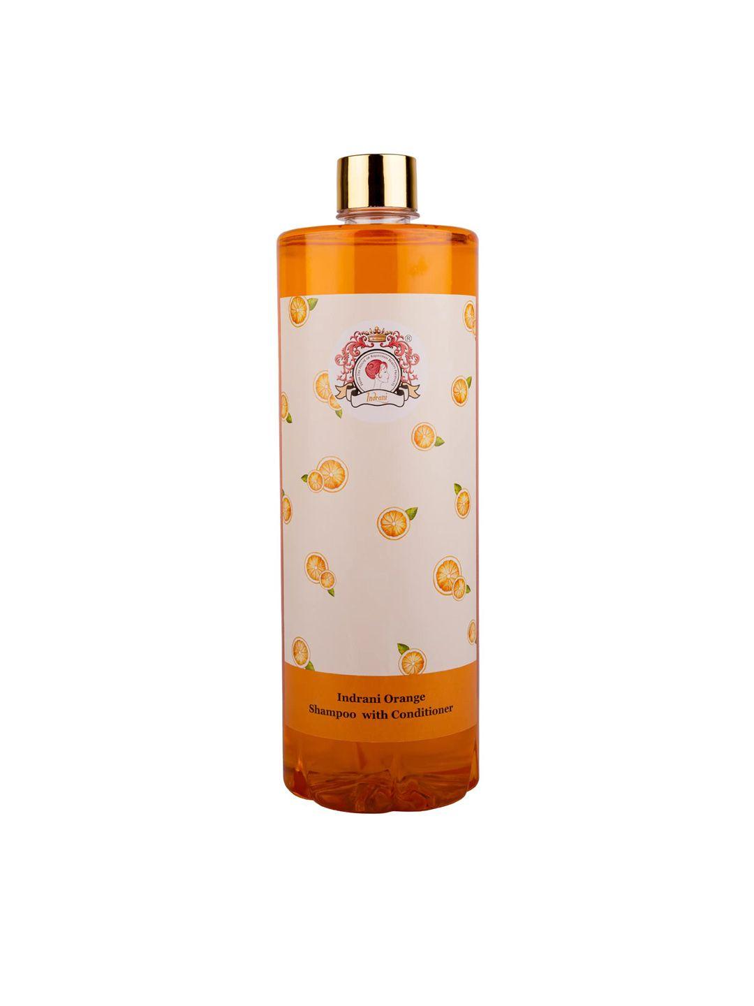 indrani cosmetics orange shampoo with conditioner - 1 litre