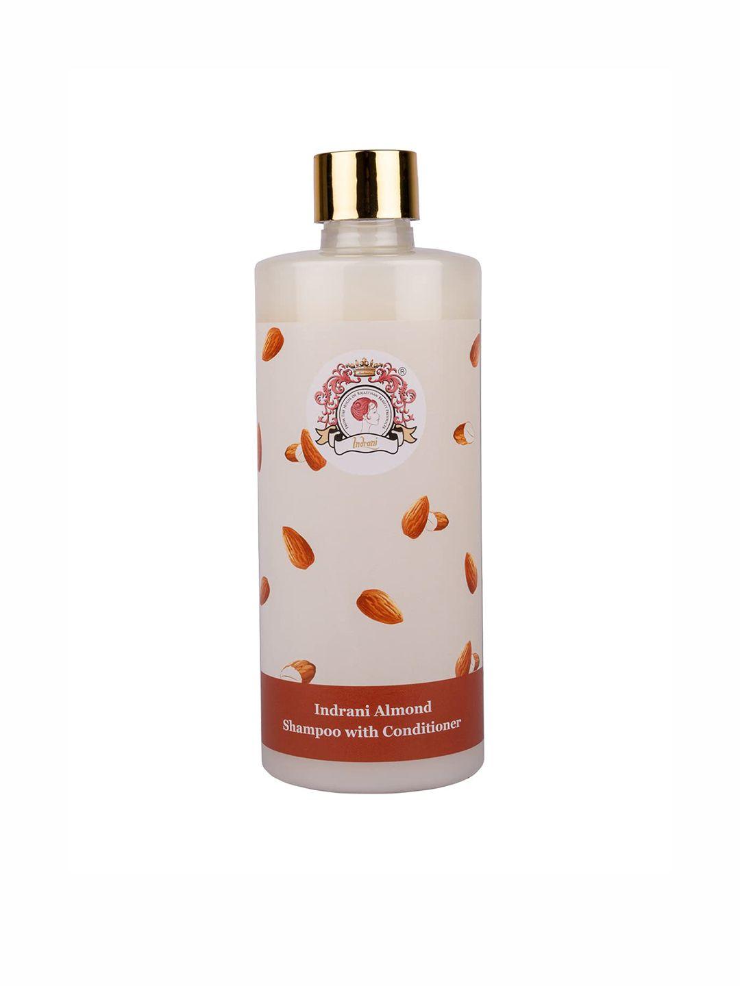 indrani cosmetics almond shampoo with conditioner - 500 ml