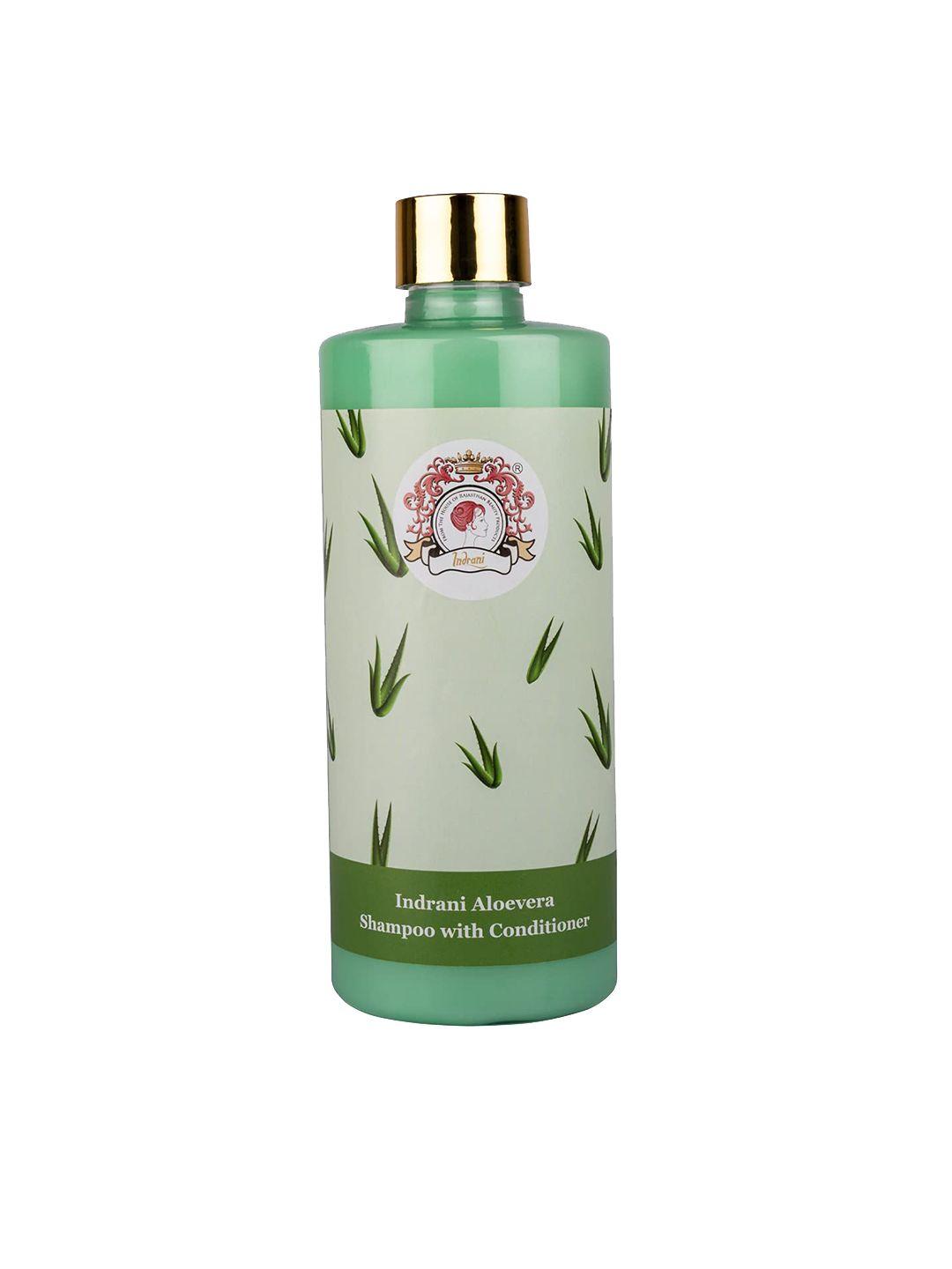 indrani cosmetics aloevera shampoo with conditioner - 500 ml
