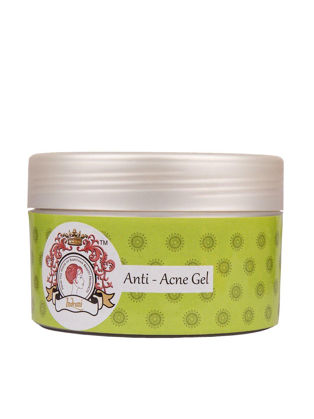 indrani cosmetics anti acne gel to remove acne & blackheads - 300 g