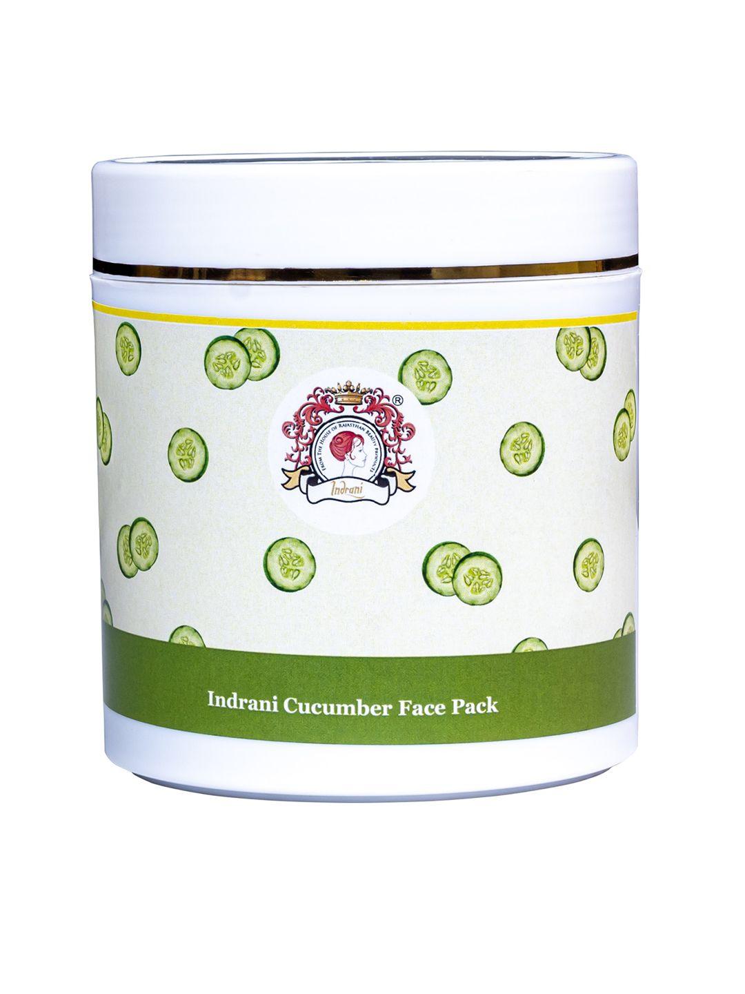 indrani cosmetics cucumber face pack - 500 g