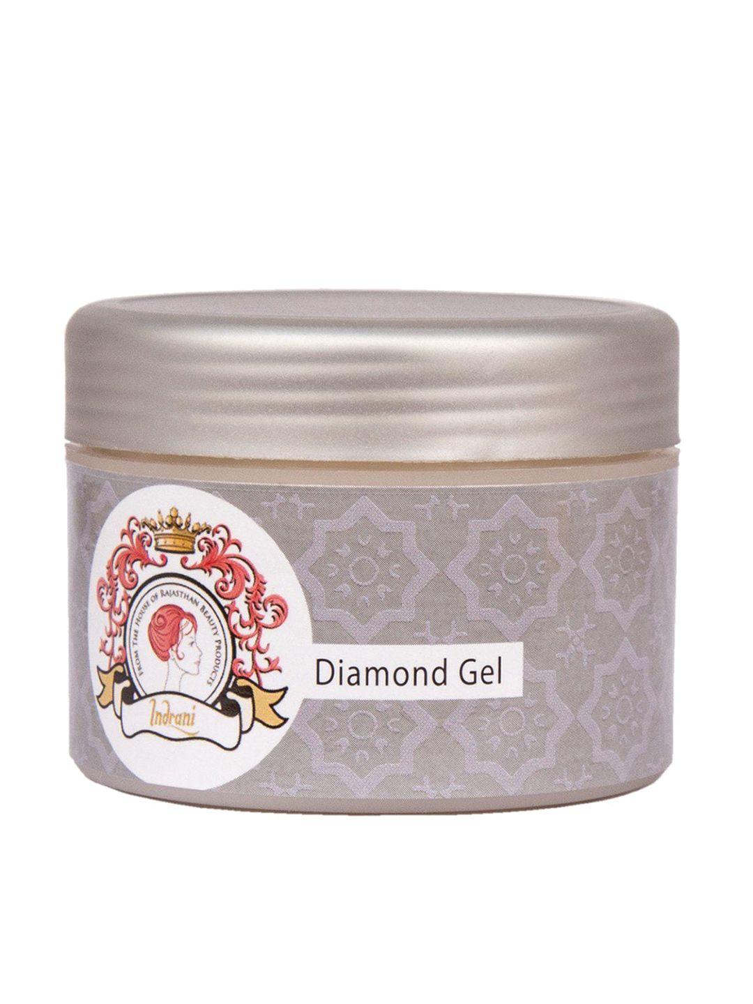 indrani cosmetics diamond facial gel for hydrating & rejuvenating skin - 50 g