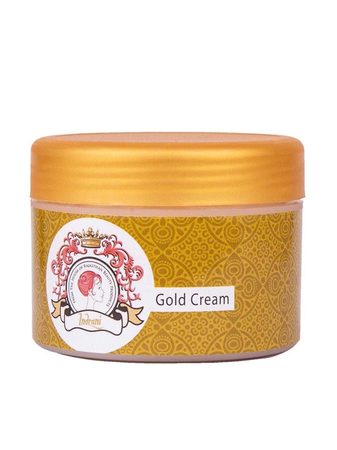 indrani cosmetics gold cream for radiant skin - 50 g