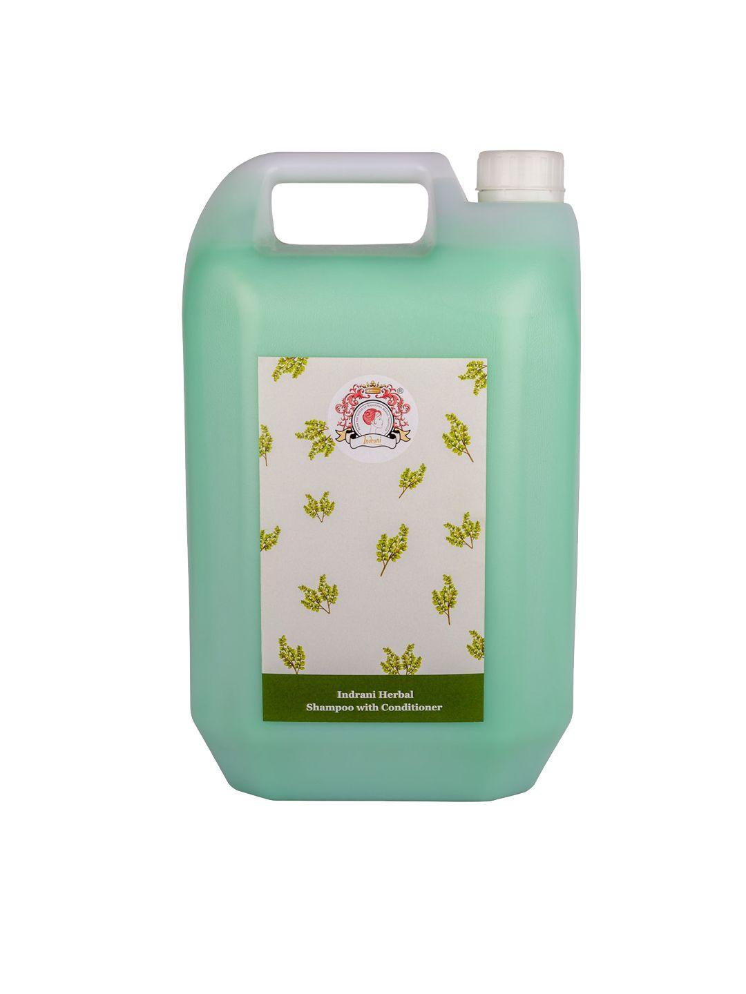 indrani cosmetics herbal shampoo with conditioner - 5 litres