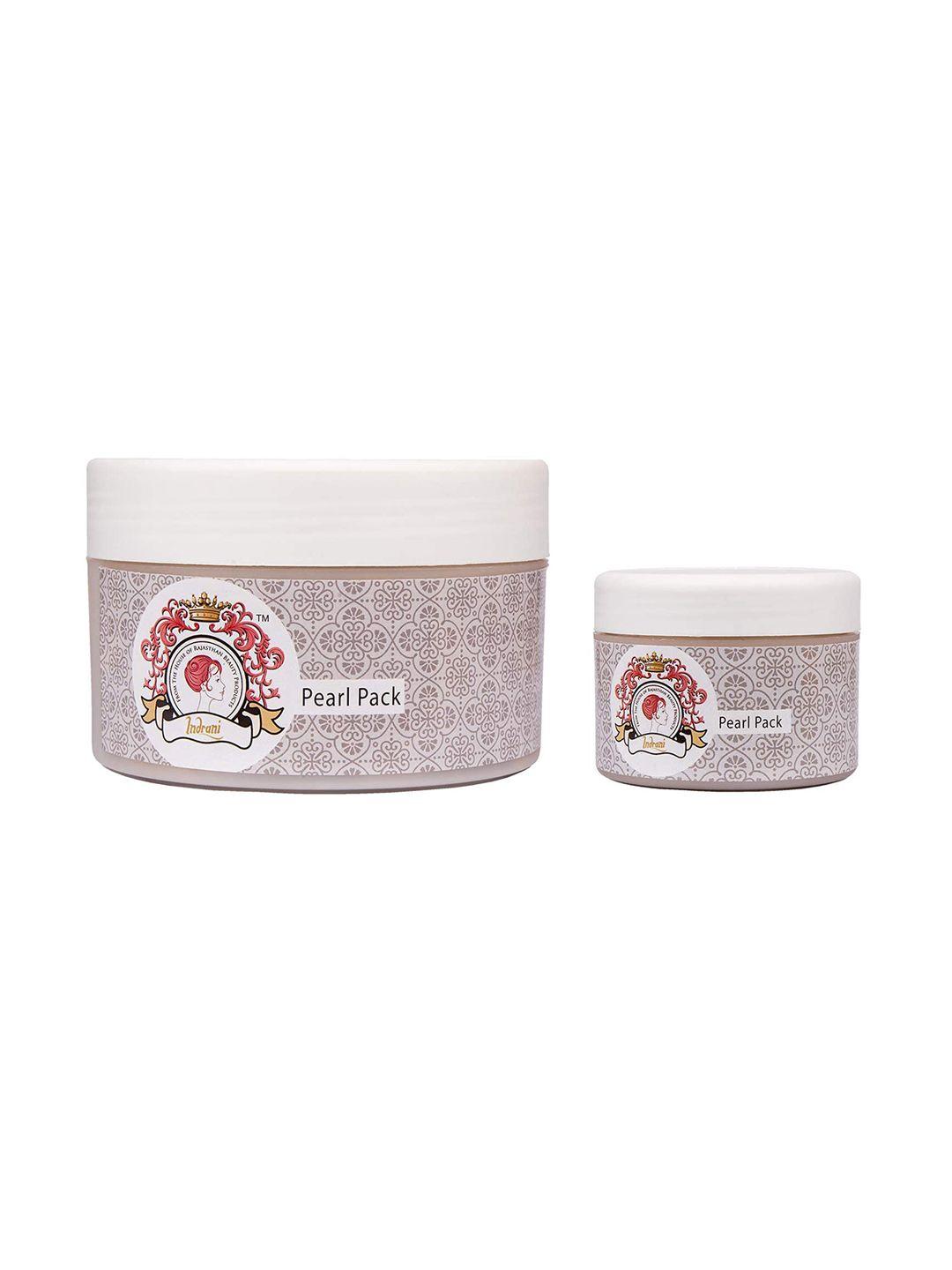indrani cosmetics skin rejuvenating pearl pack with pearl powder - 300 g