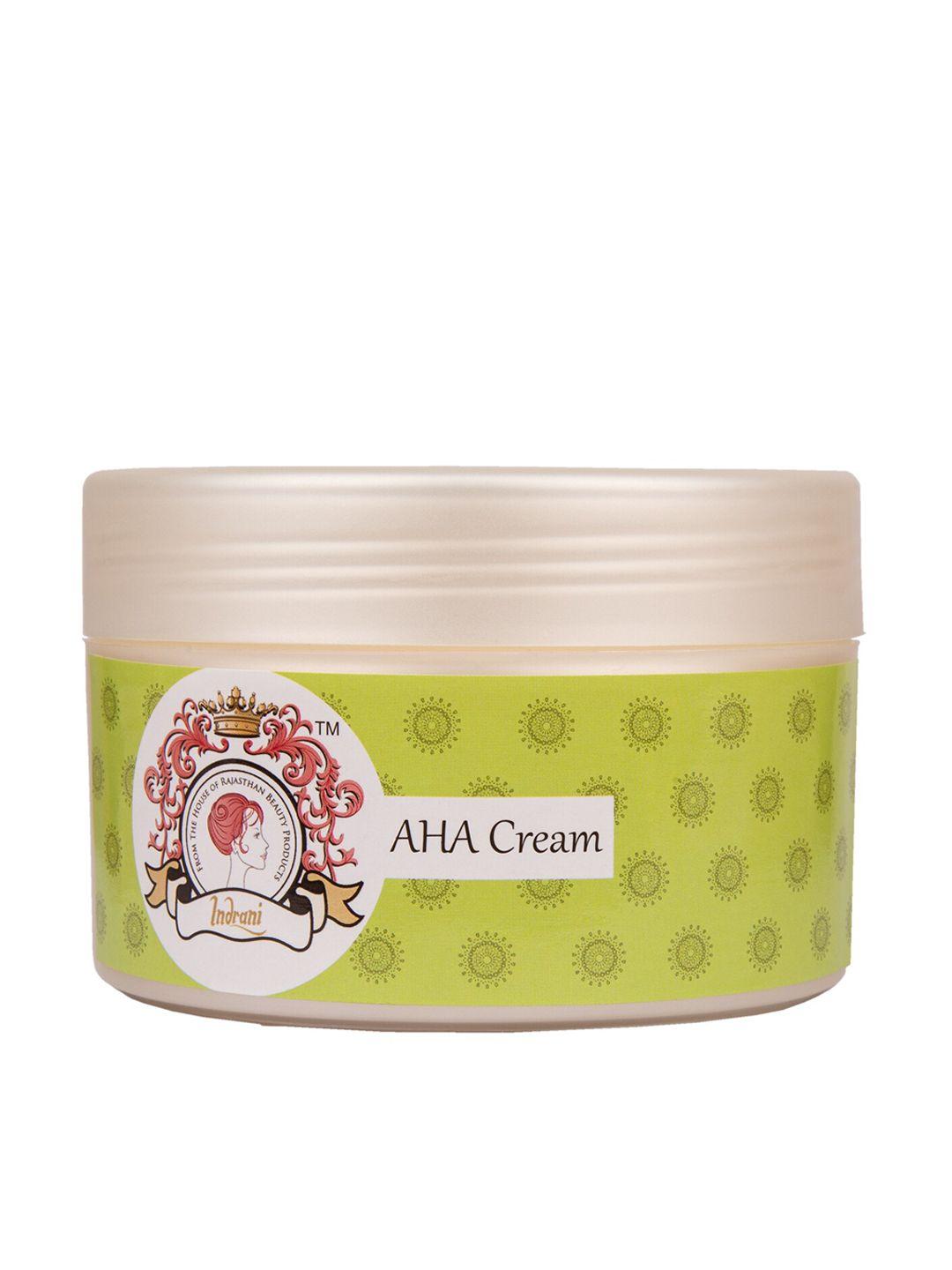 indrani cosmetics woman aha face cream- 300gm